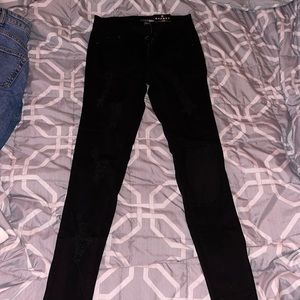 Fashion nova low rise black jeans